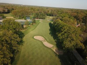 St Louis CC 15th Bunkers Aerial